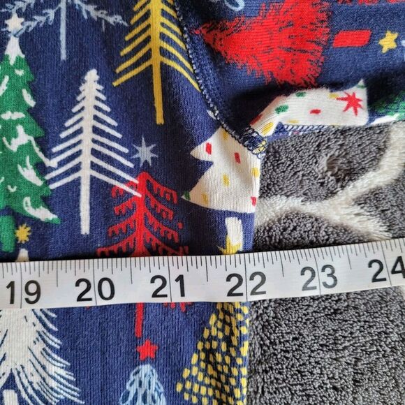 Hanna Andersson Twinkly Trees Organic Cotton Shirt Pajamas Adult Size Xlarge Euc - Picture 4 of 6